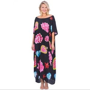 Embellished silk kaftan from Australian brand Bonita Collective